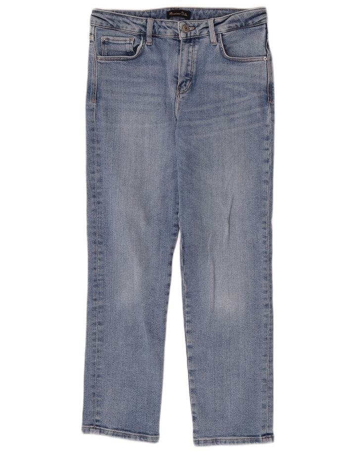 Massimo Dutti Jean droit pour femme EU 38 Small W28 L27 Bleu