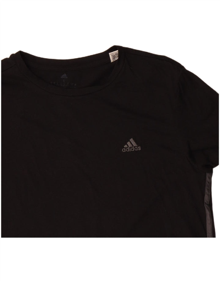 ADIDAS T-Shirt Homme Haut Petit Coton Noir