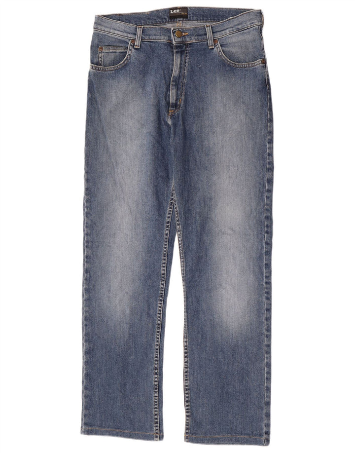 Lee Jean Droit Brooklyn Homme W33 L30 Bleu Coton