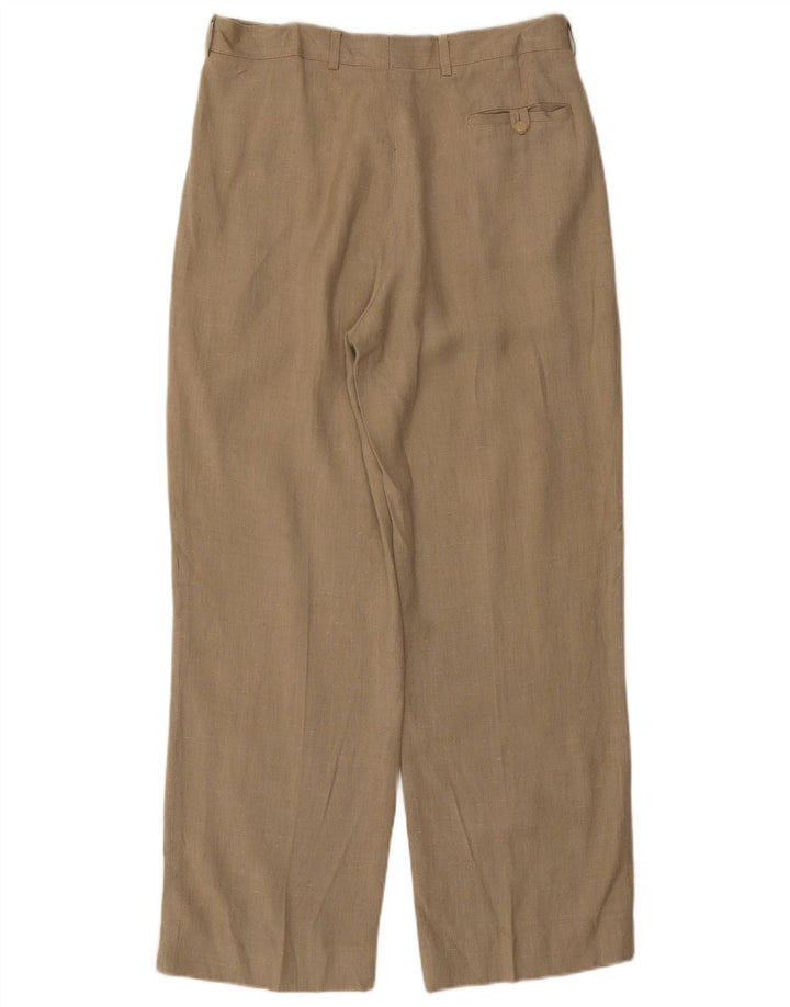 Pantalon Chino Pegged Femme Vintage W30 L28 Beige