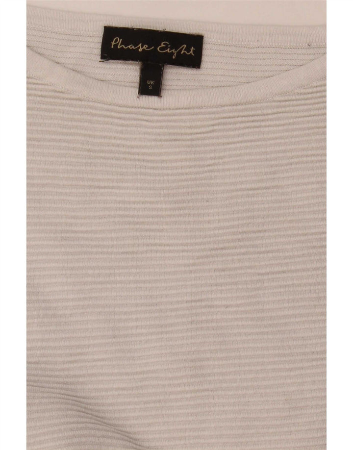 Phase Eight Pull col bateau pour femme UK 10 Small Multicolore