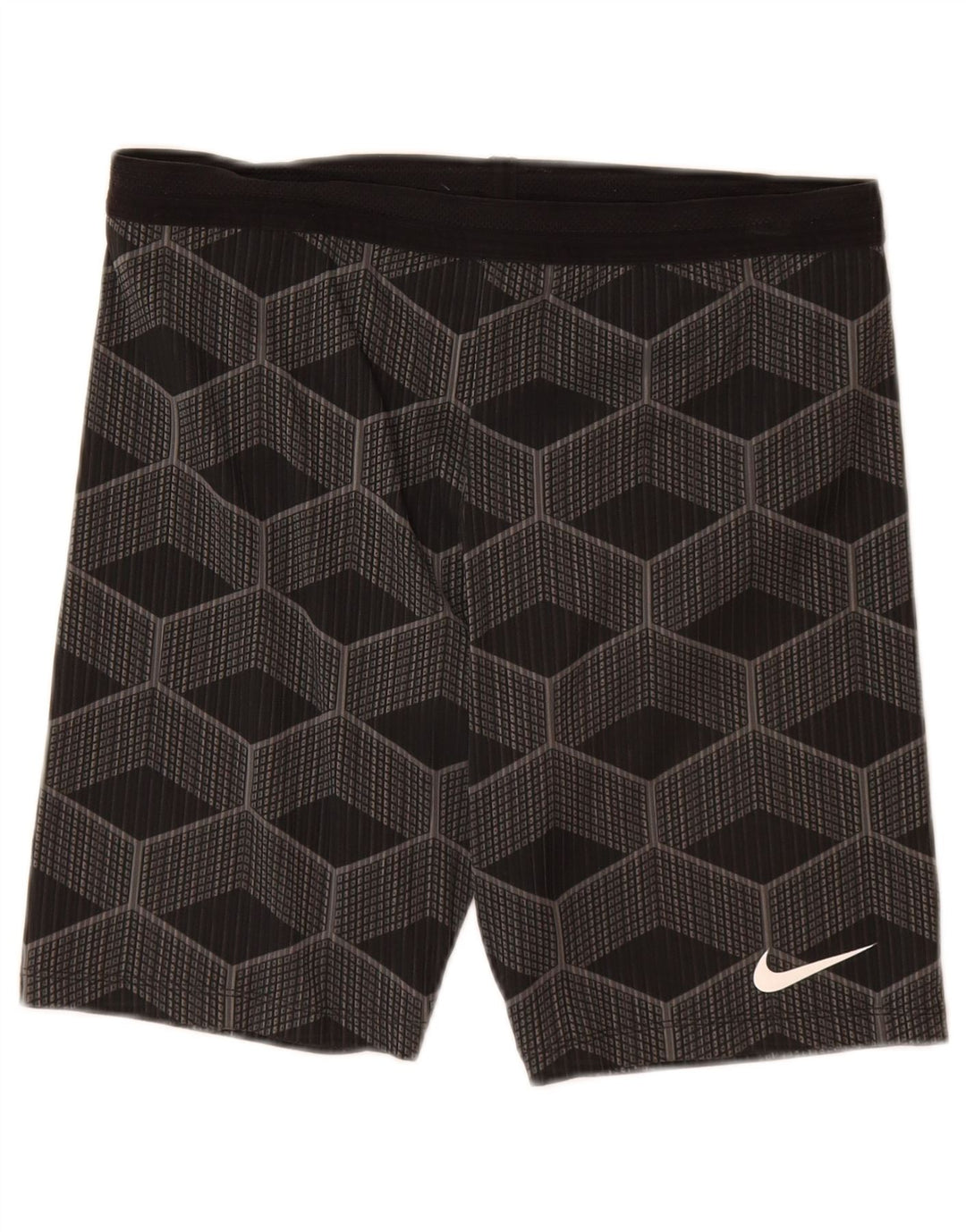 Nike Short de sport pour homme Grand gris géométrique