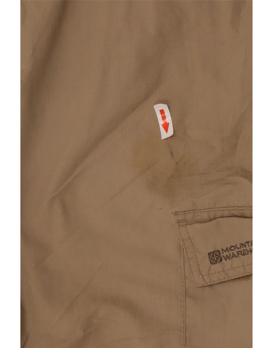 Mountain Warehouse Pantalon Cargo Droit Homme W34 L26 Beige Polyester