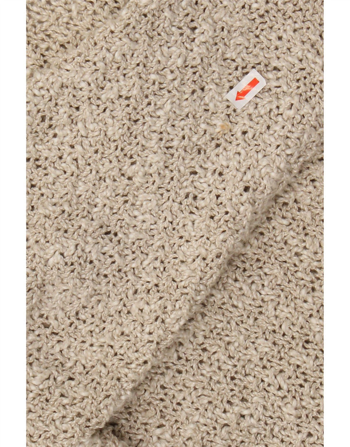 Tivoli Cardigan surdimensionné pour femme UK 14 Lin beige moyen