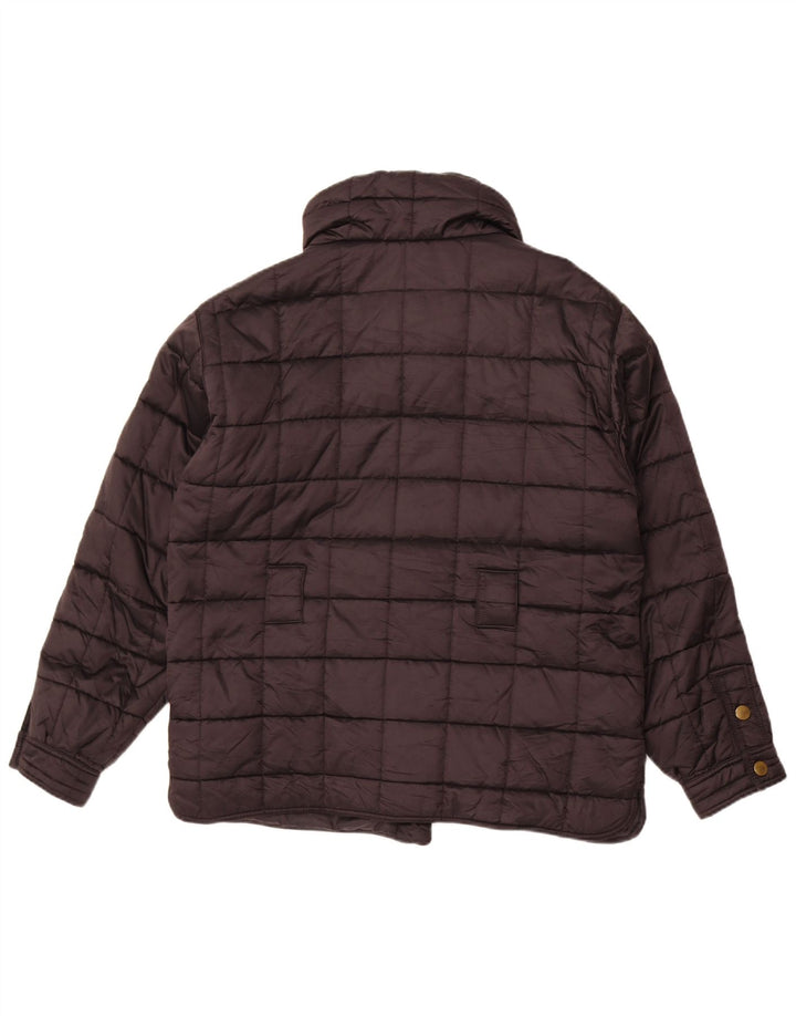 Outrage Veste matelassée pour femme UK 12 Medium Noir Polyester