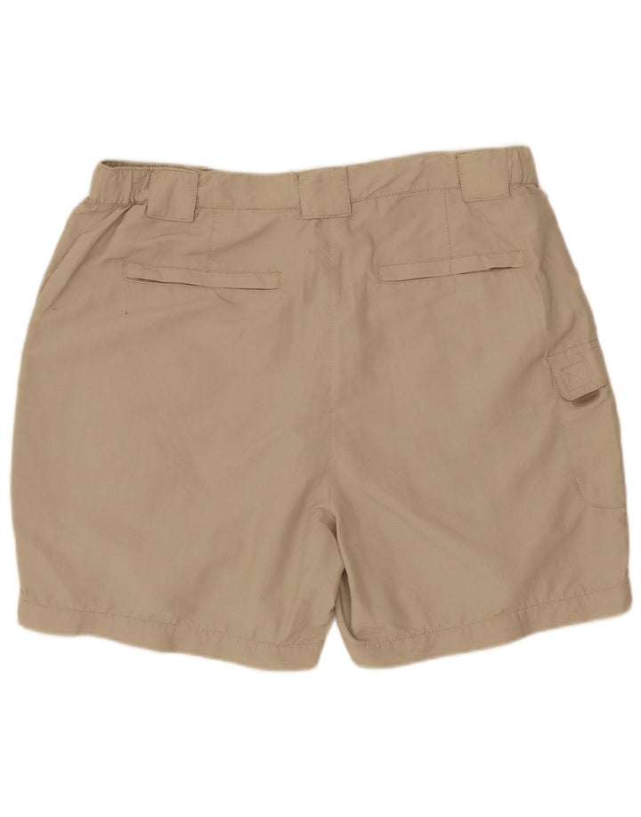 L.L.BEAN Short Cargo Homme Moyen W32 Nylon Beige