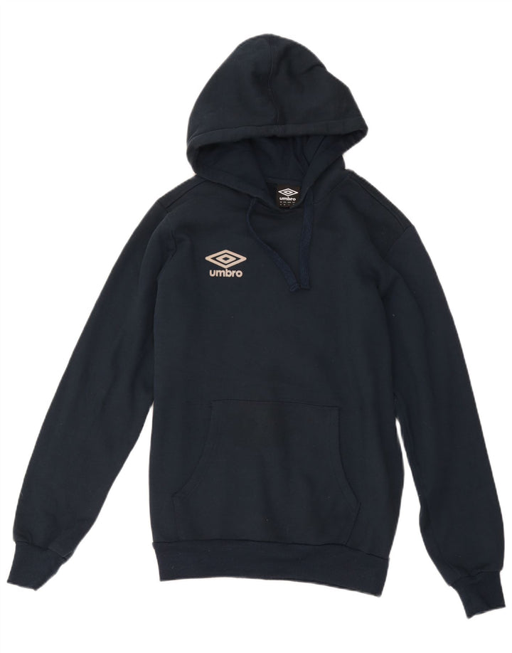Umbro Pull à Capuche Homme Bleu Marine Moyen Coton