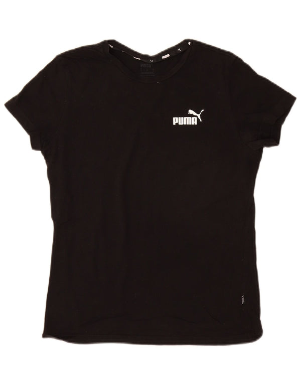 PUMA T-shirt pour femme UK 10 Small Noir