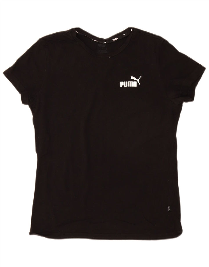 PUMA T-shirt pour femme UK 10 Small Noir