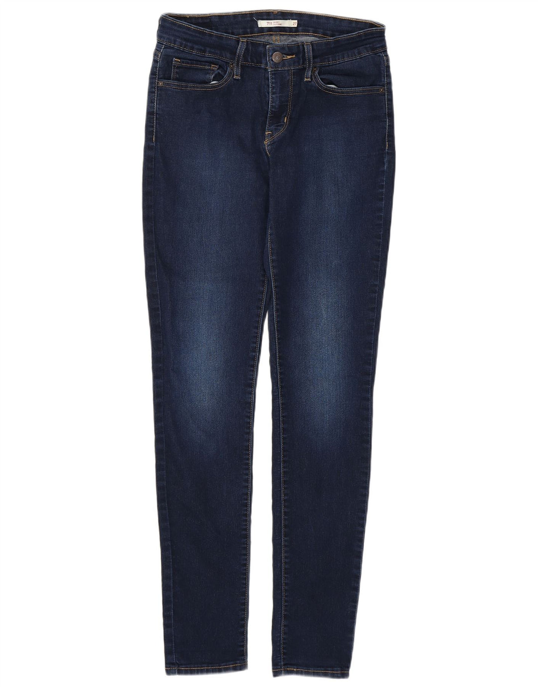 LEVI'S Jean Skinny 711 Femme W27 L32 Bleu Marine Coton