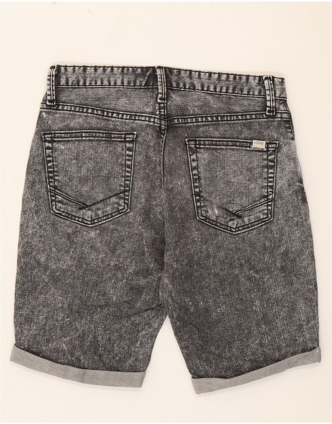 Vans Short en jean délavé à l'acide W28 pour femme, gris moyen