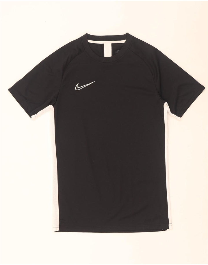 Nike Hommes Dri Fit T-Shirt Haut Petit Noir Colorblock
