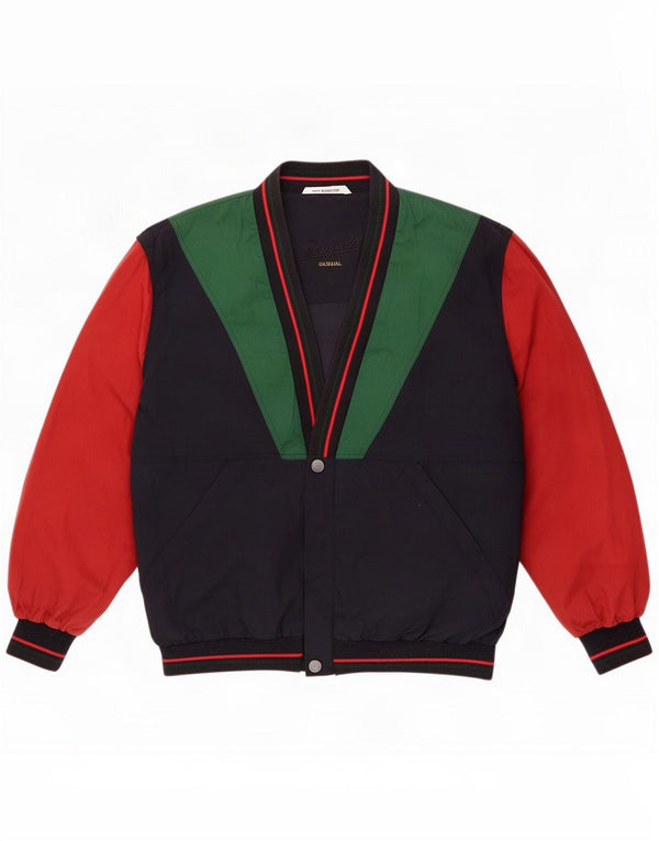 Signe Incognito Mens Bomber Jacket IT 48 Medium Multicoloured Colourblock