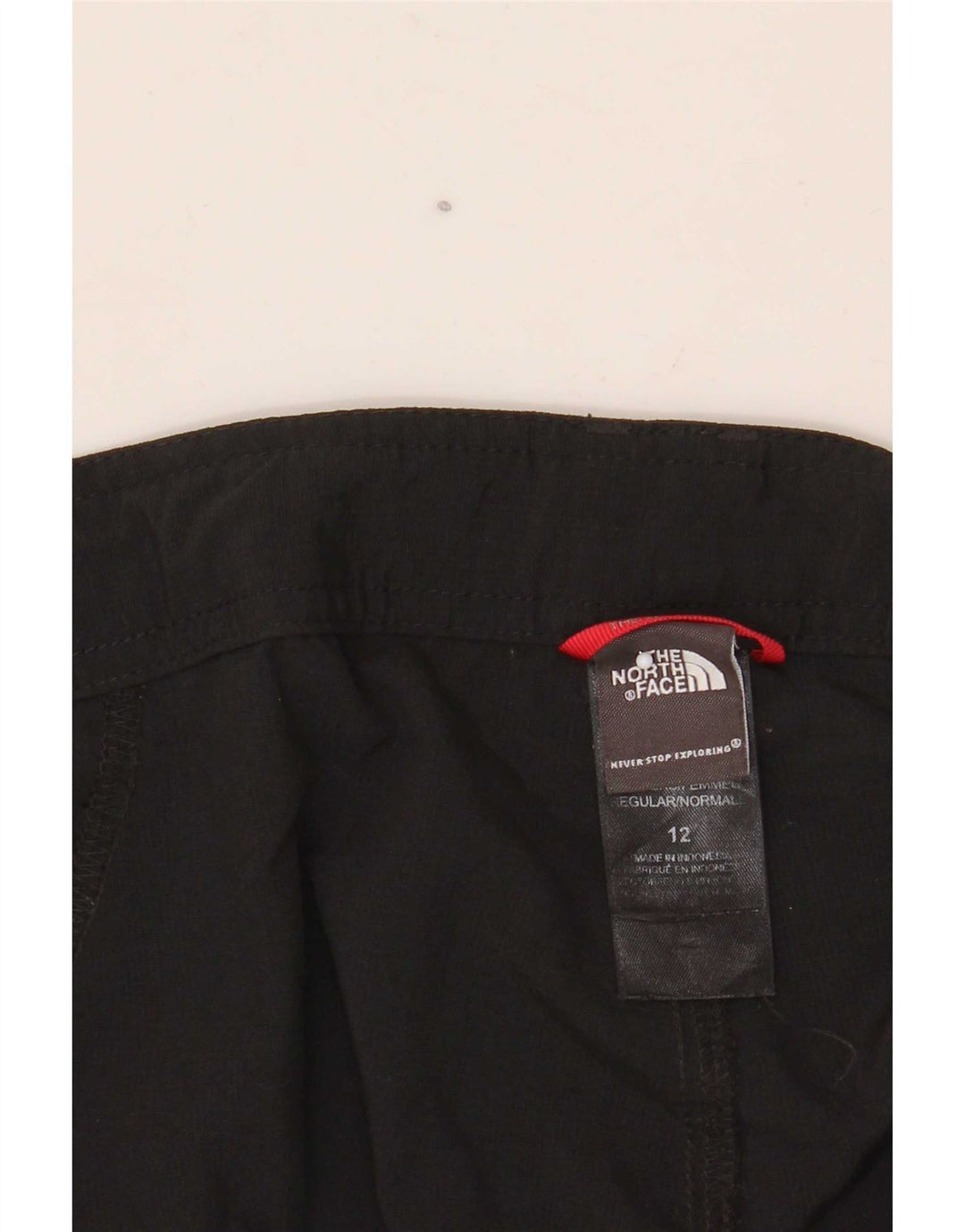 The North Face Short cargo pour femme US 12 Large W34 Nylon noir