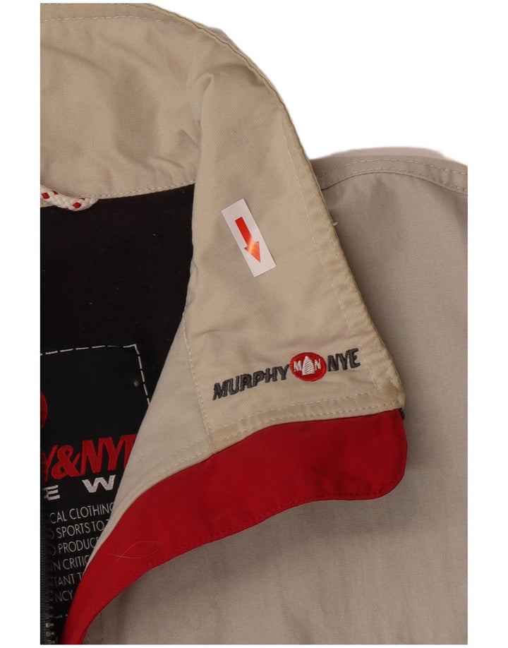 Murphy & Nye Veste coupe-vent pour homme UK 40 Large Beige Polyamide