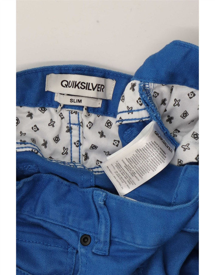Quiksilver Jean Slim Femme W28 L29 Bleu Coton