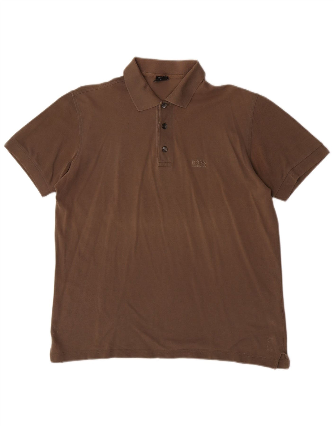 Hugo Boss Polo Homme Petit Marron Coton