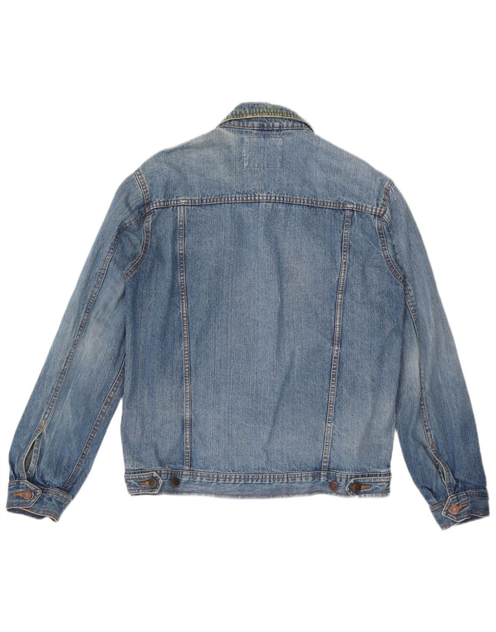 John Baner Veste en jean pour homme UK 38 Bleu moyen Coton