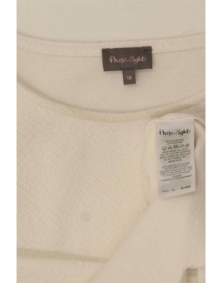 Phase Eight Chemisier Femme UK 18 XL Blanc Cassé Polyester