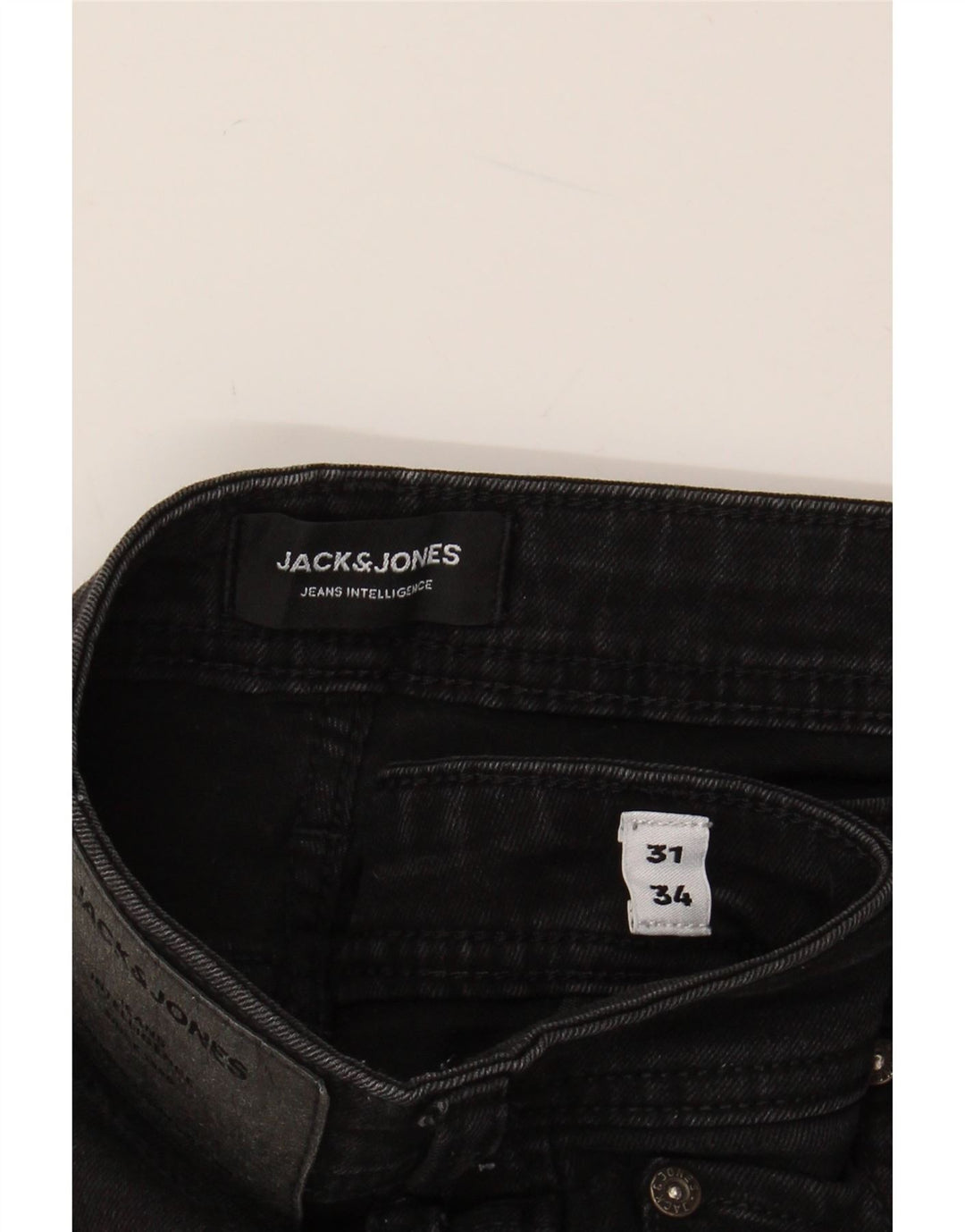 JACK & JONES Jean Skinny Homme W31 L34 Noir