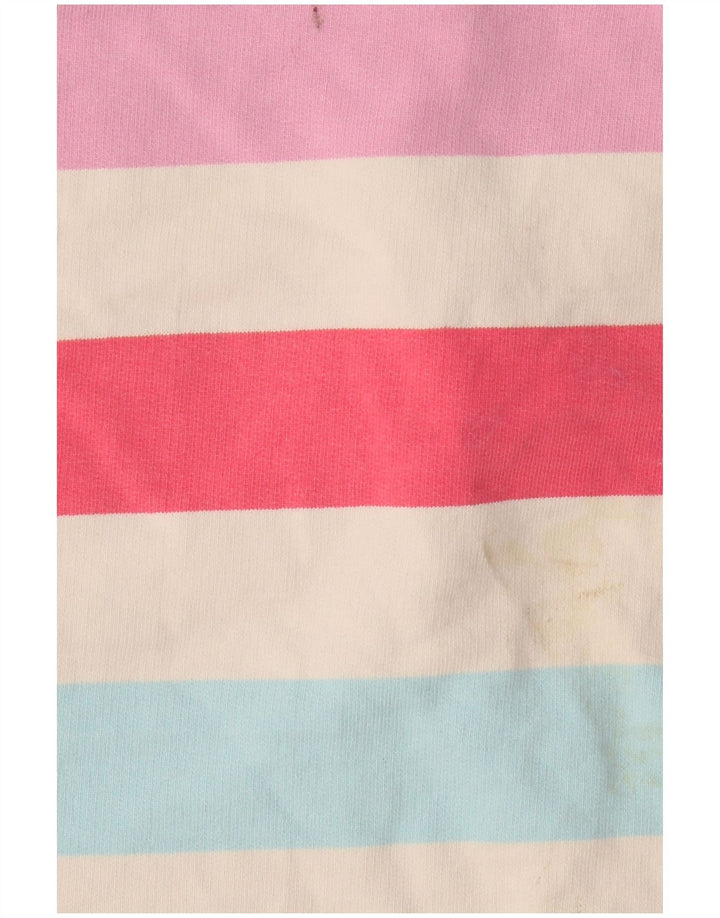 Joules Femme Sweatshirt Jumper UK 20 2XL Multicolore Rayé Coton