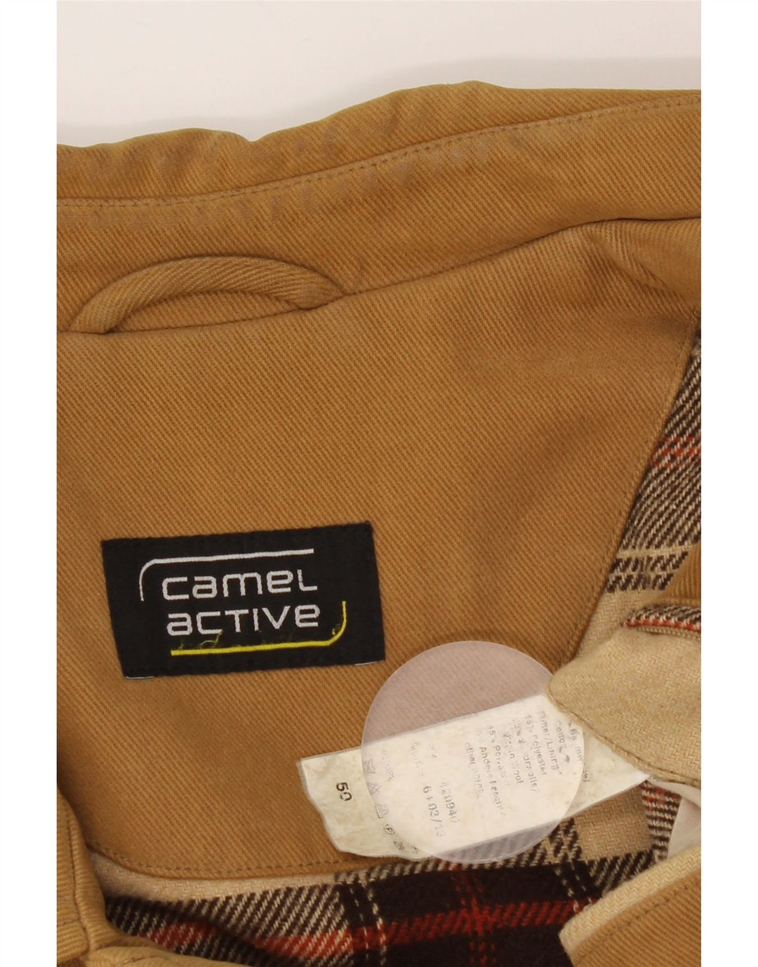 CAMEL ACTIVE Blouson Bomber Homme IT 50 Large Marron Coton