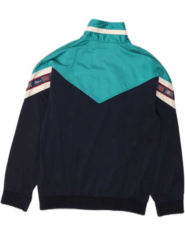 Brugi Veste de Survêtement USA Graphic Homme Bleu Marine Moyen Colourblock