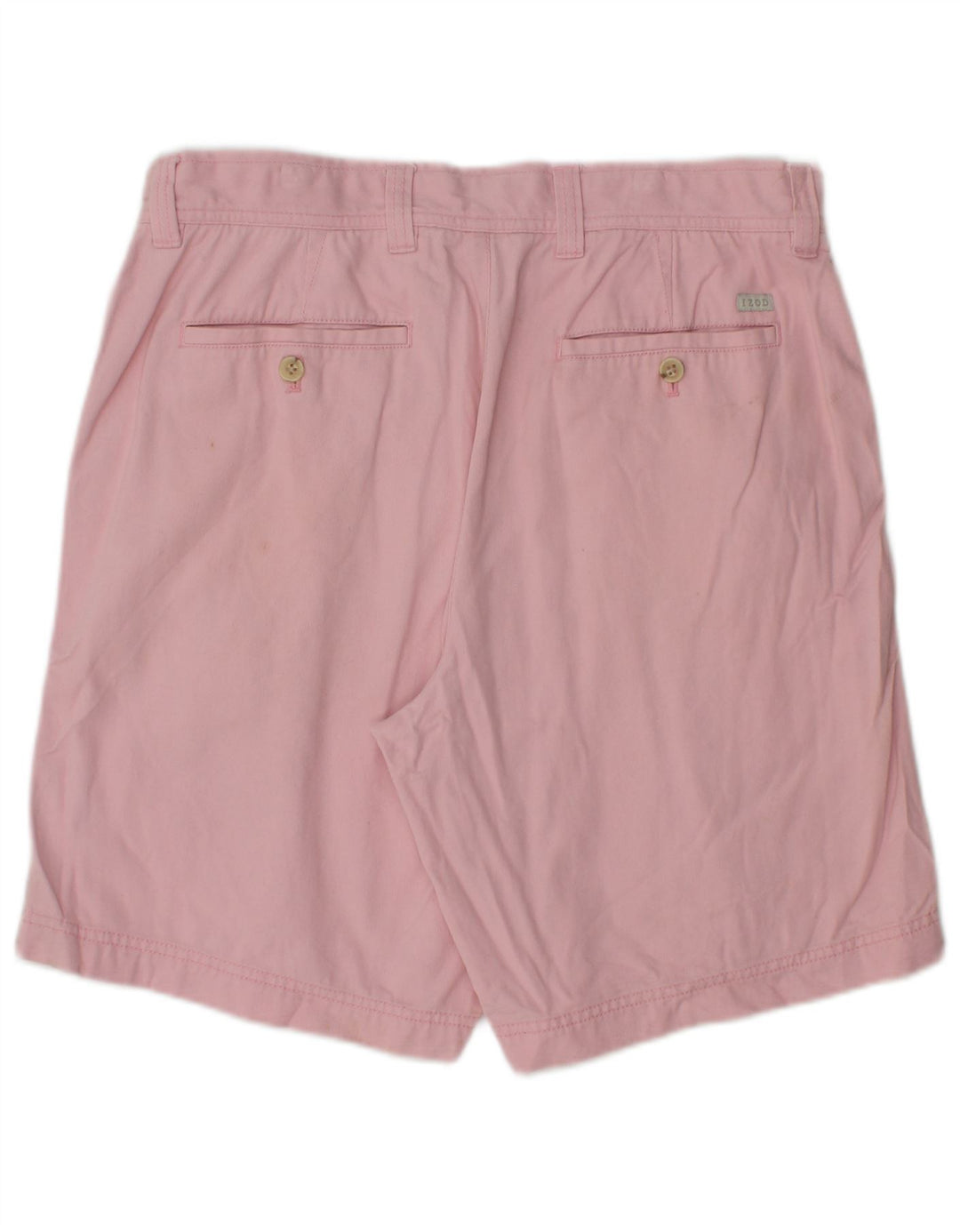 IZOD Short Chino Homme W34 Grand Rose Coton