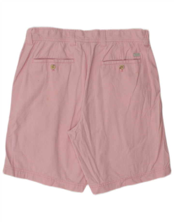 IZOD Short Chino Homme W34 Grand Rose Coton