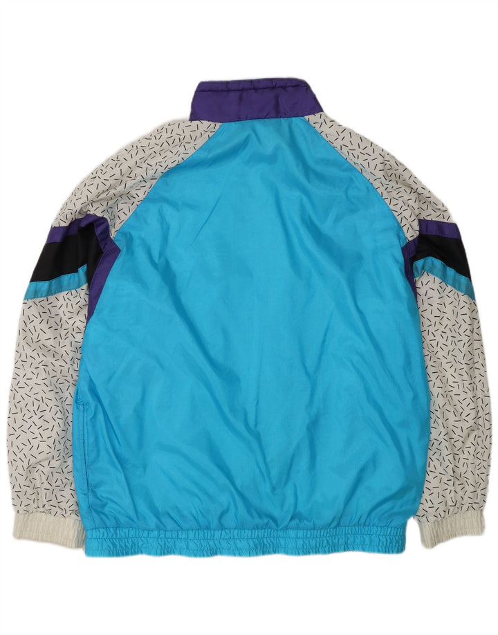 HUMMEL Veste de Survêtement Homme XL Bleu Colorblock Nylon
