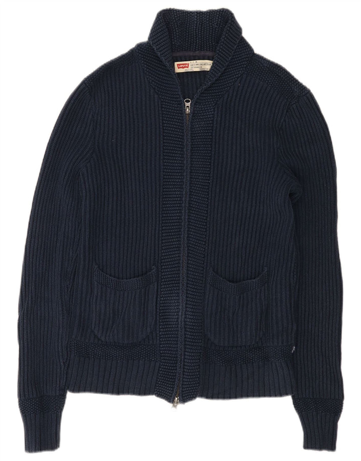 Levi's Cardigan Slim Fit Homme Bleu Marine Coton