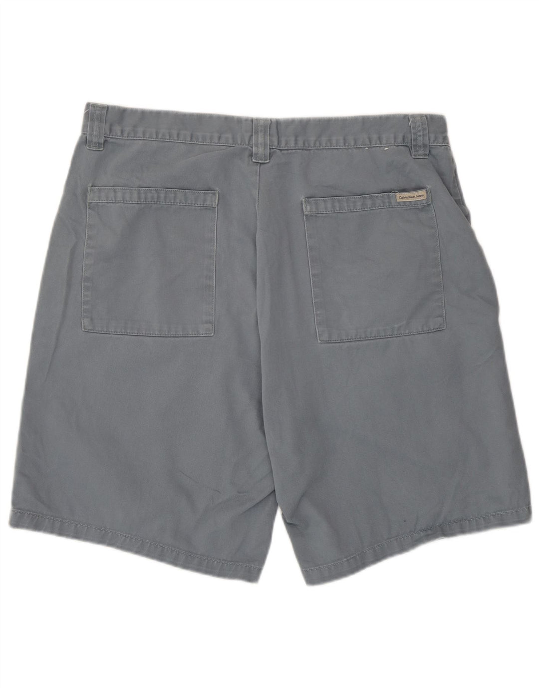 Calvin Klein Short Chino Homme W34 Large Gris Coton