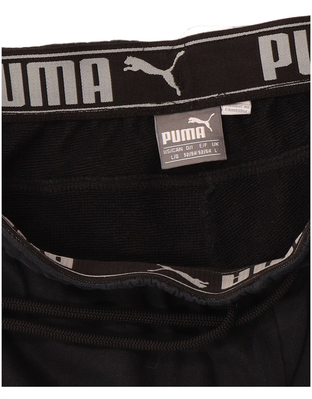 PUMA Pantalon de survêtement pour homme Taille L Noir