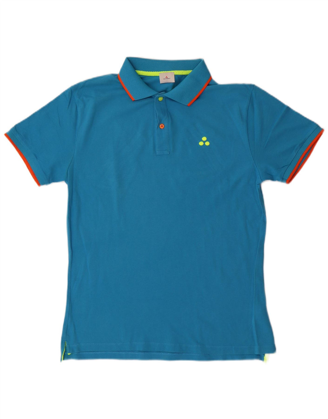PEUTEREY Polo Homme Bleu Moyen Coton