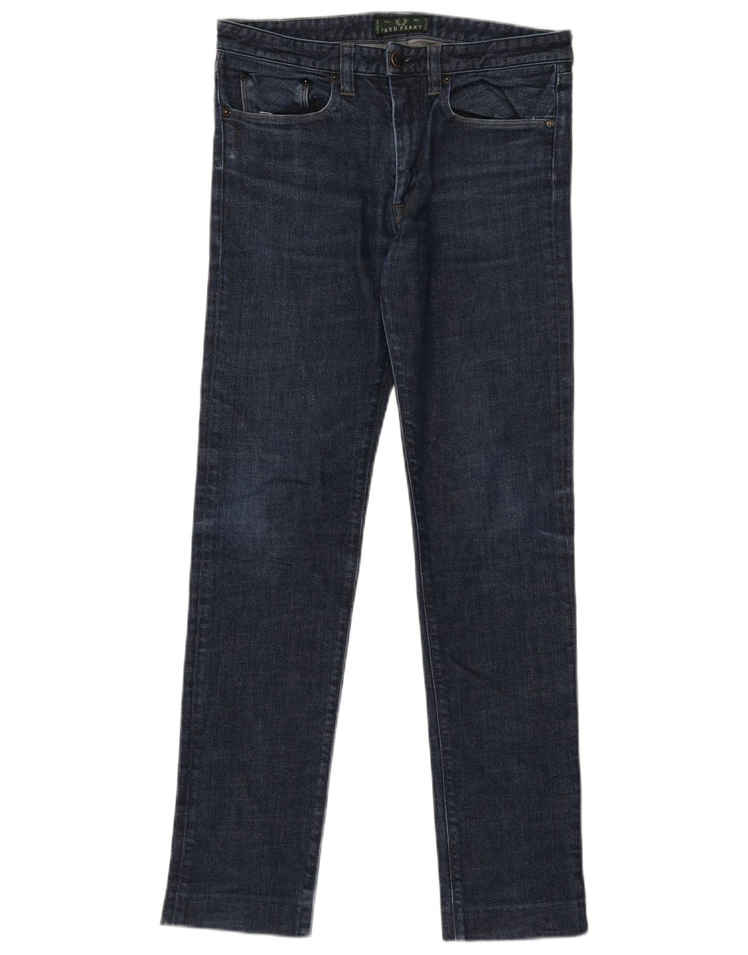 Fred Perry Jean Slim Femme W30 L31 Bleu Marine Coton