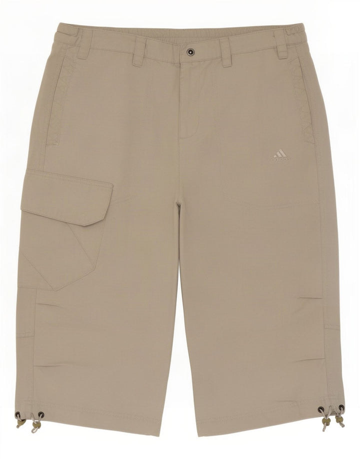 Adidas Bermuda Cargo Homme Moyen W32 Beige Coton