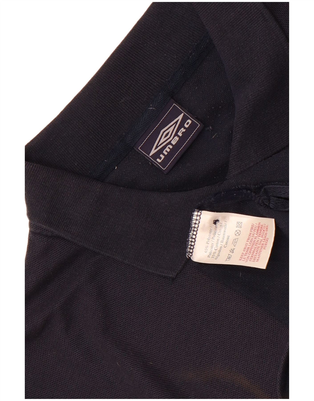 Umbro Polo Homme XL Bleu Marine Polyester