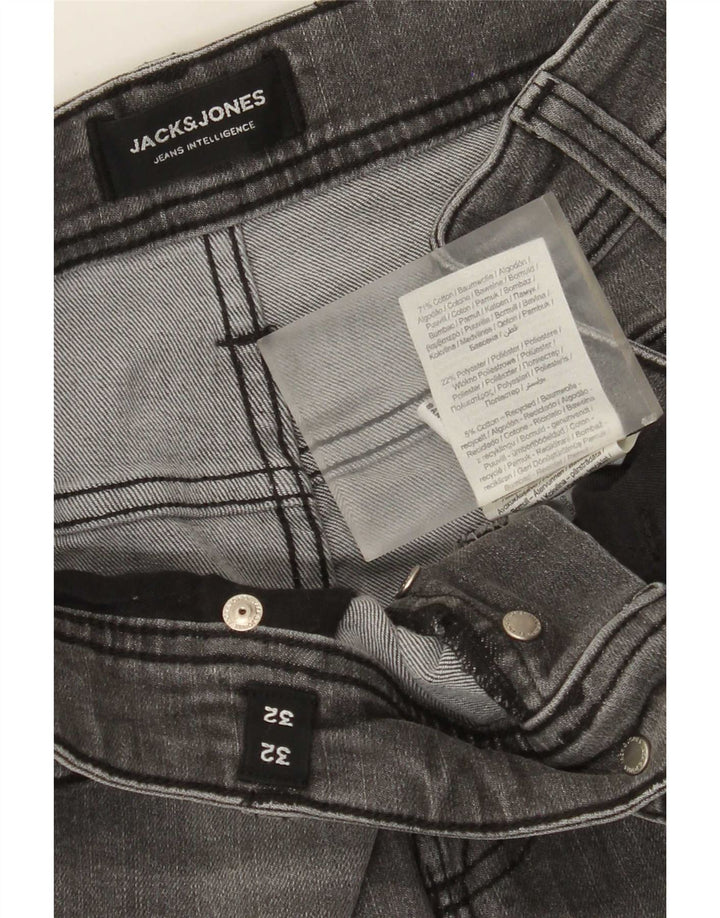Jack & Jones Jean Slim Homme W32 L32 Gris Coton