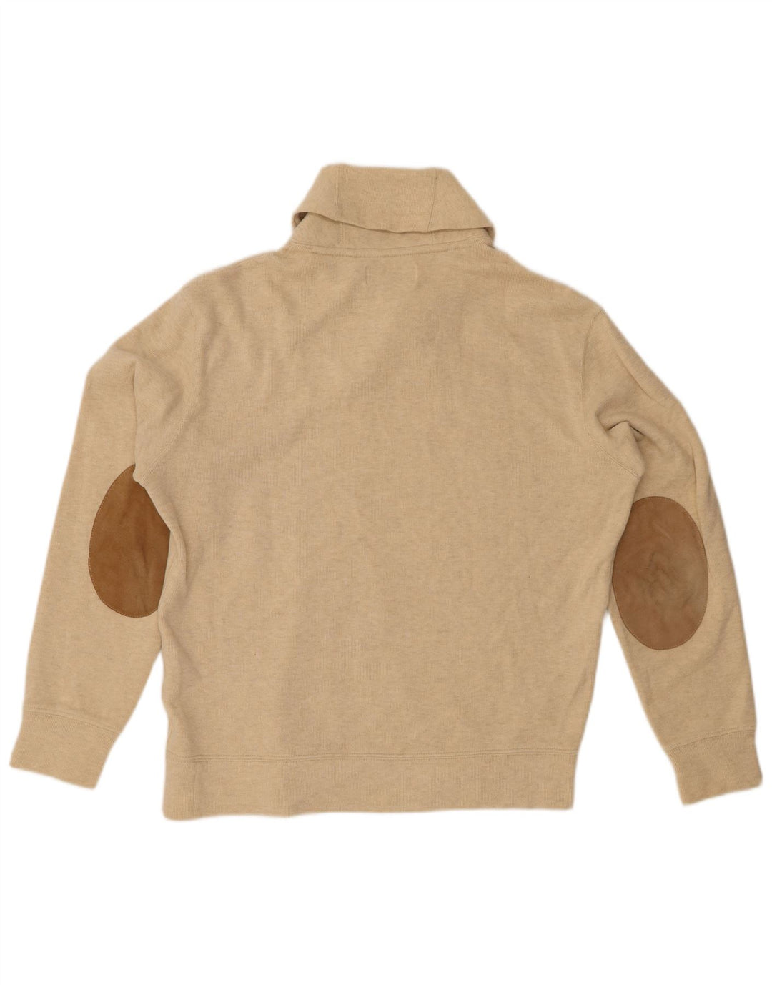 POLO RALPH LAUREN Pull Col Châle Homme Beige Moyen Moucheté