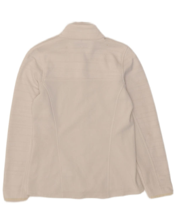 Veste de survêtement Nike Therma-Fit pour femme UK 12 Polyester blanc moyen