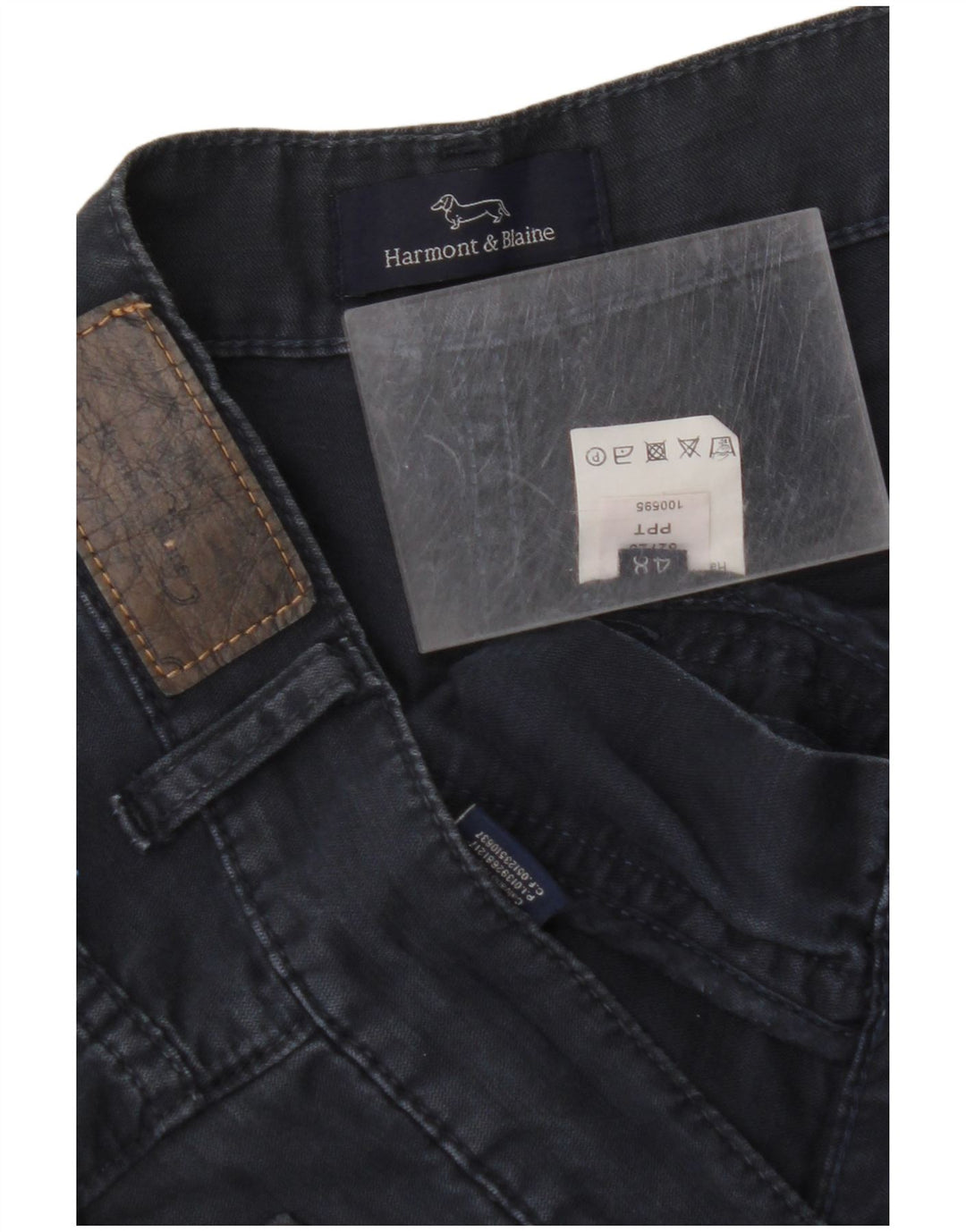 HARMONT & BLAINE Pantalon décontracté pour homme IT 48 Medium W32 L30 Bleu marine