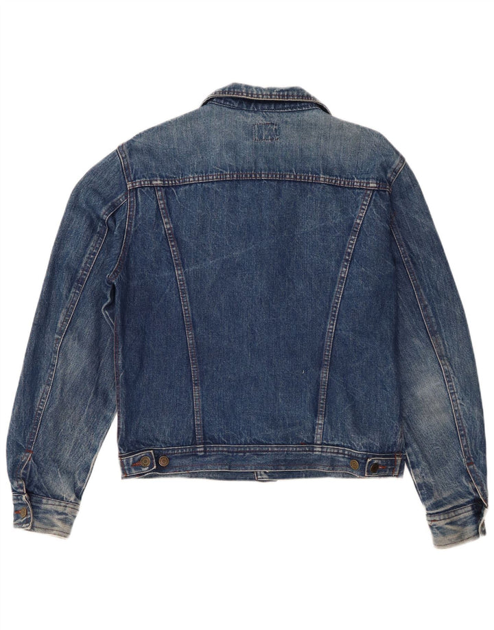 Carrera Veste en jean pour femme UK 16 Large Bleu Coton