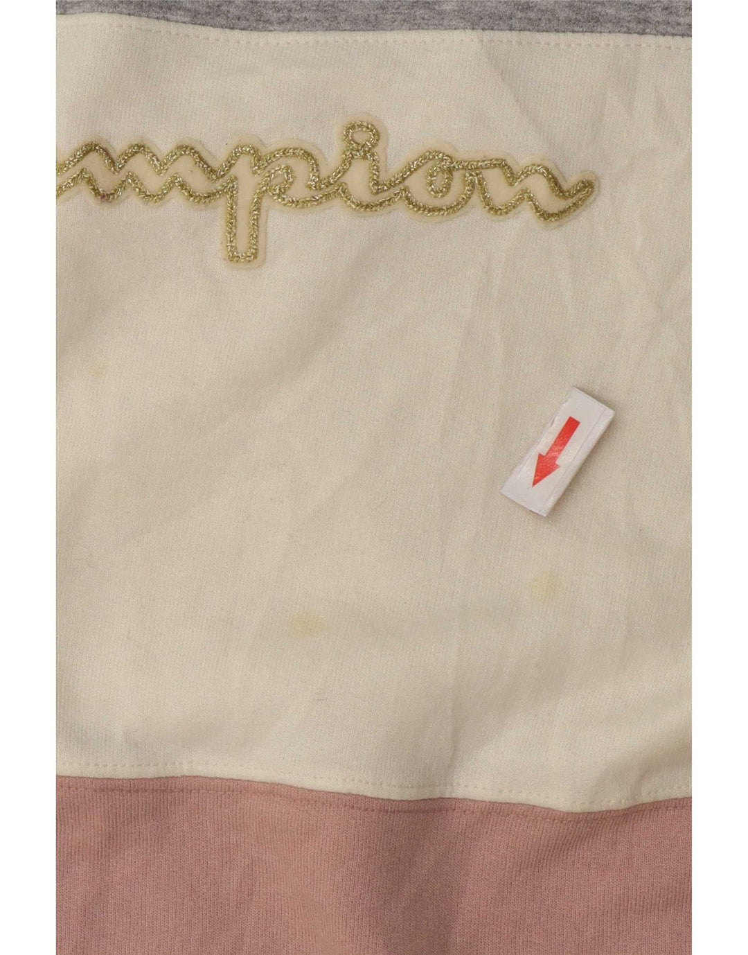 Champion Sweatshirt Jumper UK 16 Large Multicolore Colourblock