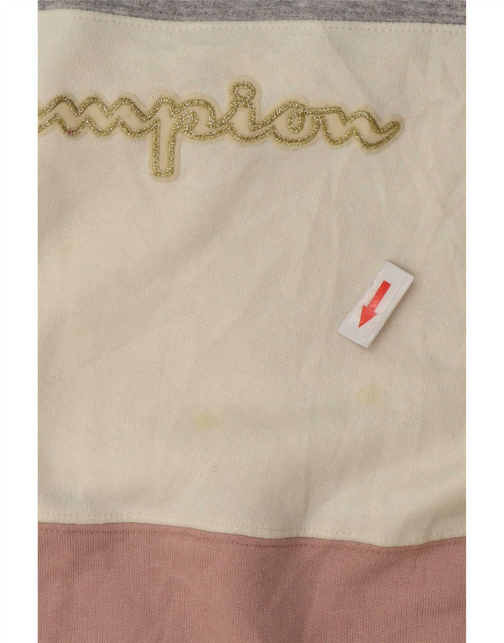 Champion Sweatshirt Jumper UK 16 Large Multicolore Colourblock