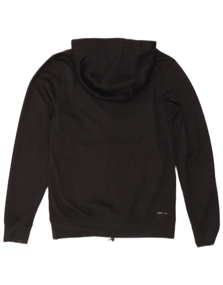 JORDAN Pull à capuche zippé Dri Fit pour hommes XS Noir Polyester