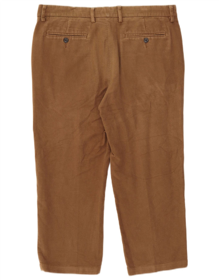 Marks & Spencer Pantalon Capri Regular Homme W36 L23 Coton Beige