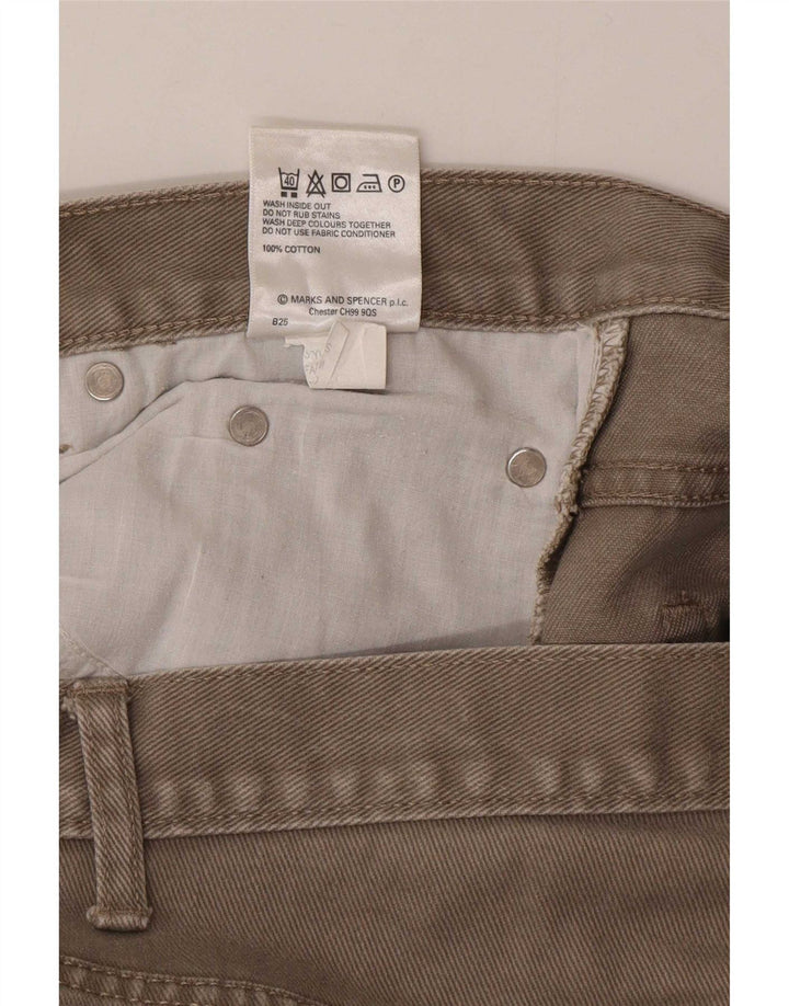 Marks & Spencer Jean droit bleu Harbor homme W36 L29 coton beige