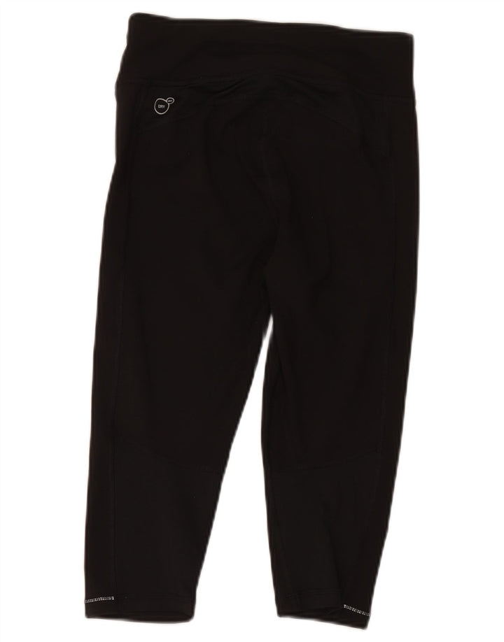 Puma Pantalon de survêtement Capri Femme UK 10 Small Noir Polyester