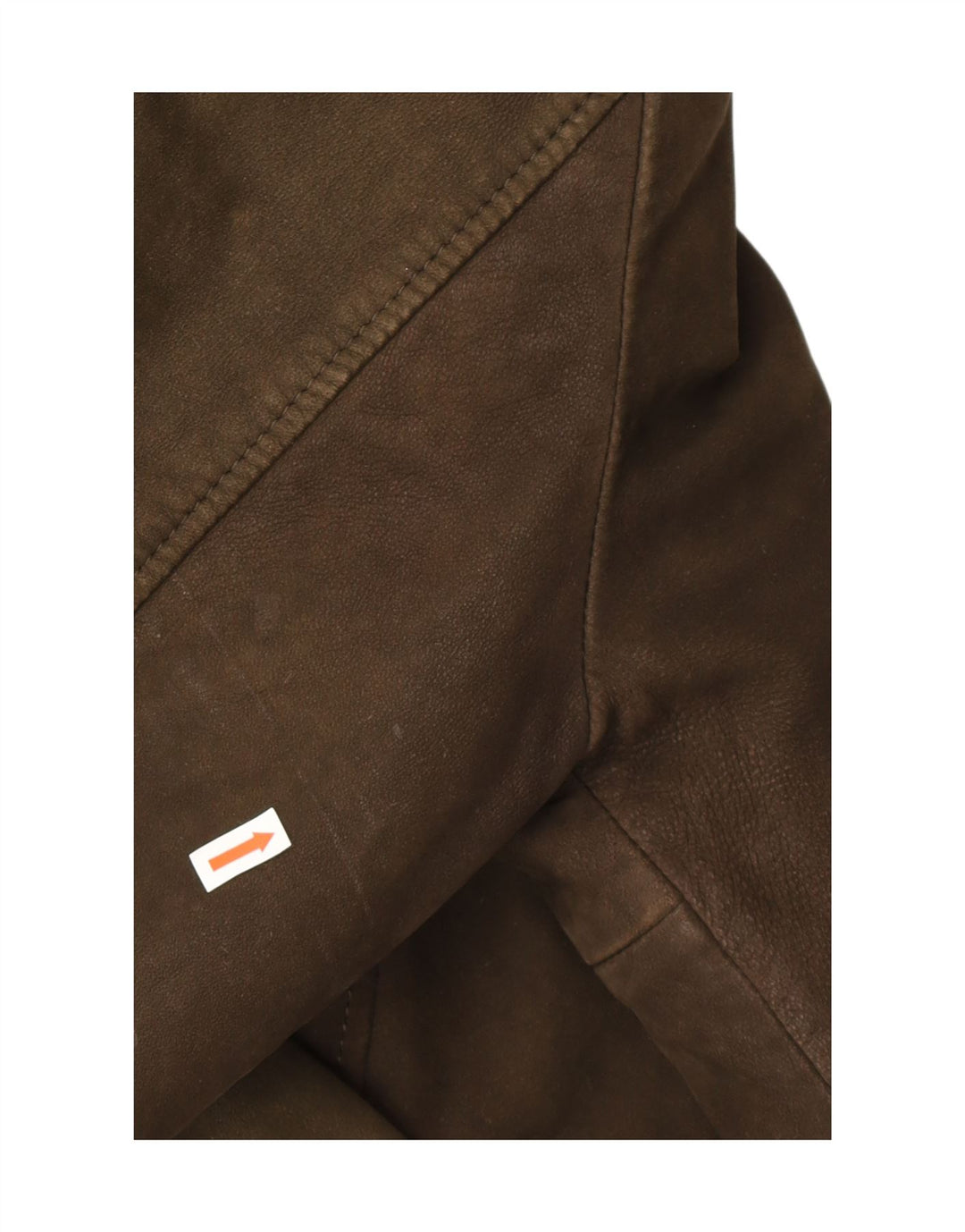 Scotch & Soda Veste en daim pour homme UK 40 Large Kaki Cuir