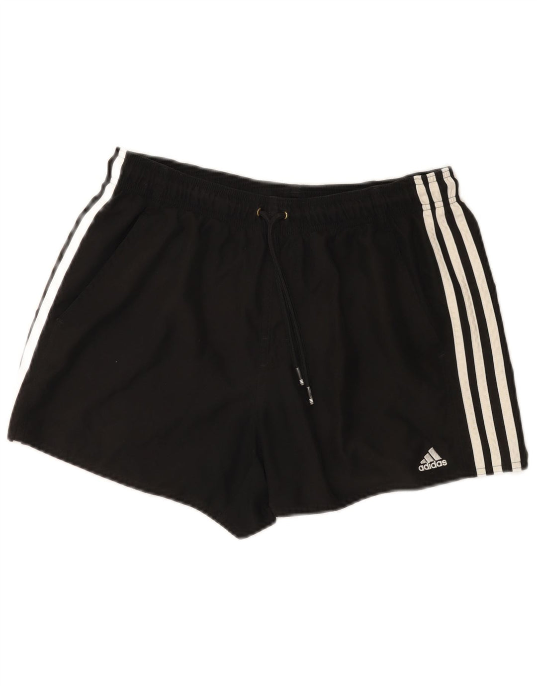 Adidas Short de sport pour homme en polyester noir moyen